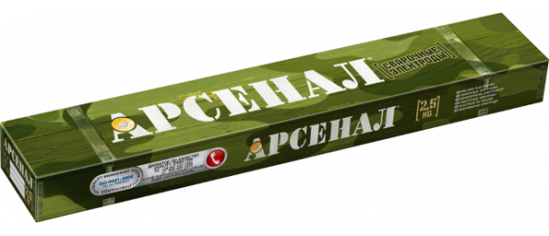 Электроды сварочные Арсенал МР-3, ф 3 мм (уп-2,5 кг) купить с доставкой в Домодедово